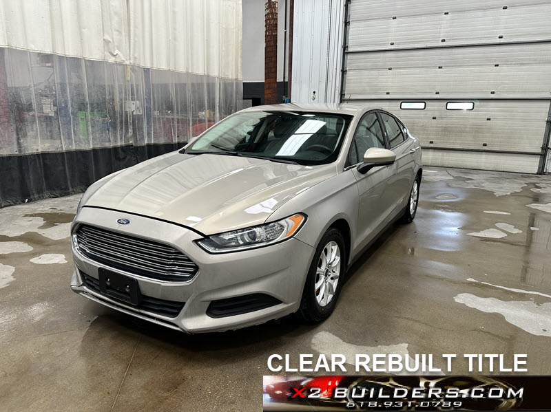 2016 Ford Fusion S CLEAR REBUILT TITLE